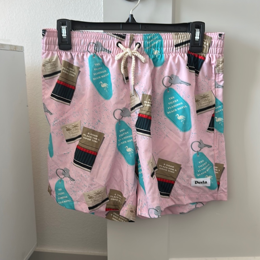 Duvin Design Cabana Men’s Shorts Swim Suit Trunks